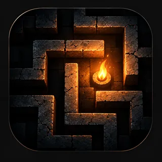 Dark and Mazy memory maze game icon