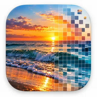 Momentile ocean and water icon