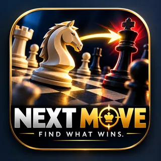 Next Move chess puzzle game icon